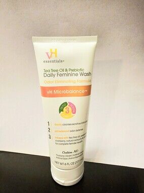 Essentials Daily Feminine Wash — White with Orange Accent